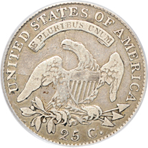 1818 (B-6, R-4) PCGS F-12.