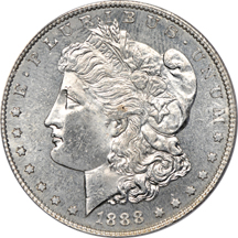 1888-S PCGS MS-64 PL.