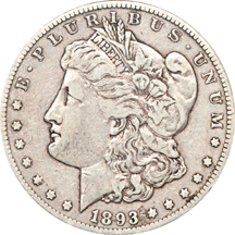 1893-CC PCGS VF-35.