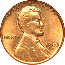 Thirteen certified Lincoln cent varieties.