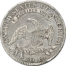 1812 "2 over 1, Large 8" (O-101a, R.5) VF.