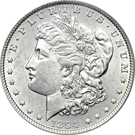 1894 PCGS AU-58.