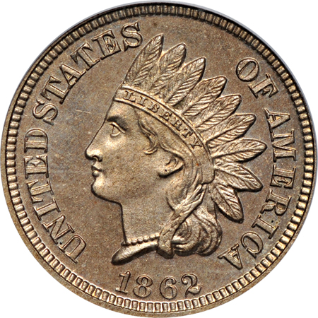 1862 PCGS PF-65.