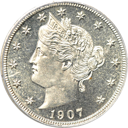 1907 PCGS PF-66 Cameo.