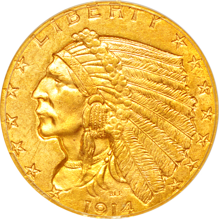 1914 PCGS MS-64.