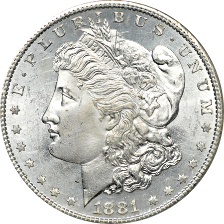 Two 1881-S PCGS MS-67.