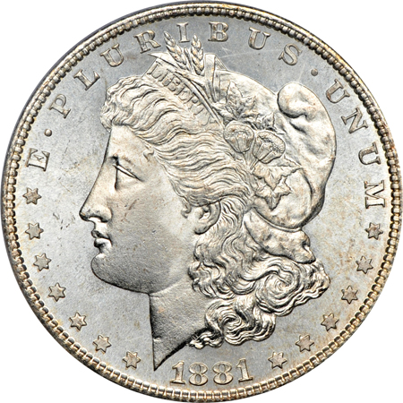 1881-S PCGS MS-67.