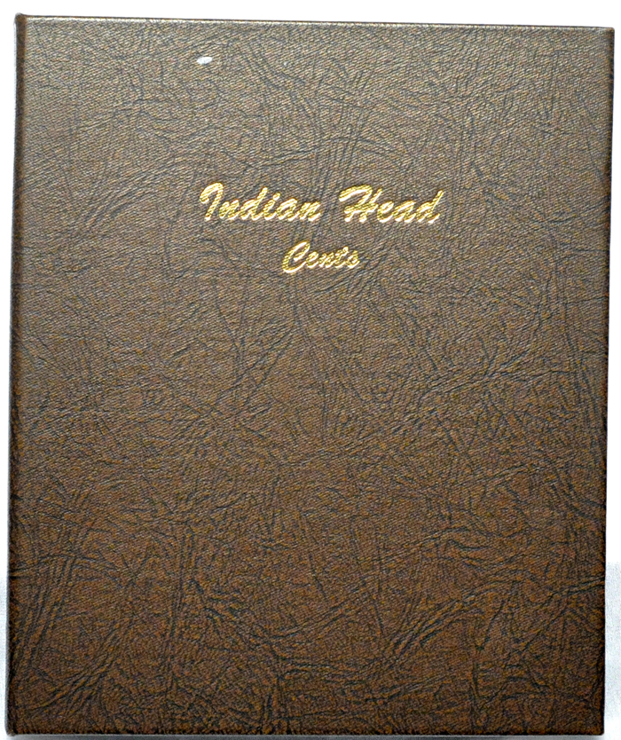 Partial album (1857 - 1909-S) of Flying Eagle and Indian Head cents.