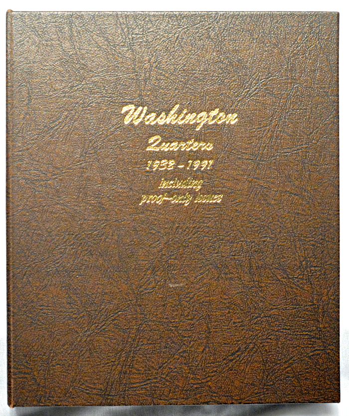 Complete set of AU-BU Washington quarters, including proof-only issues, from 1932 thru 1991 in a Dansco 8140 album.