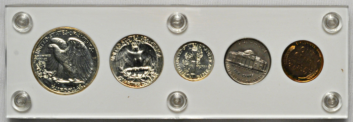 1941 Proof set in a Capital Plastic holder.