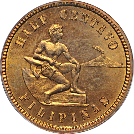 Philippines Under U. S. Sovereignty 1908 Bronze Proof Pairing.