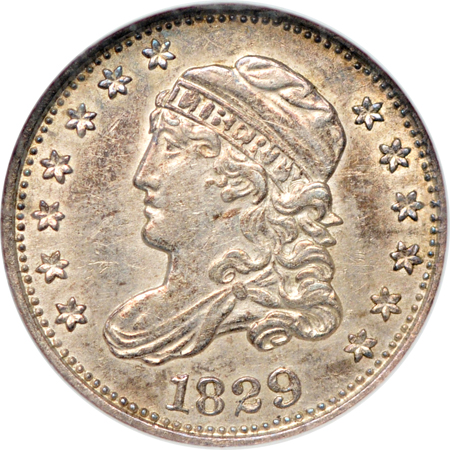 1829 NGC AU-58.