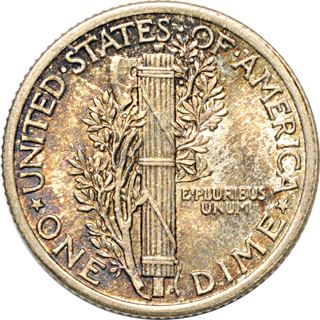 Five 1916. Uncirculated.