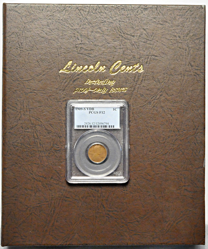 Nearly Complete set of Lincoln cents (all but 1922 plain) including proof-only issues in a Dansco 8100 album.