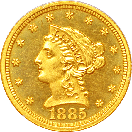 1885 PCGS PF-64.