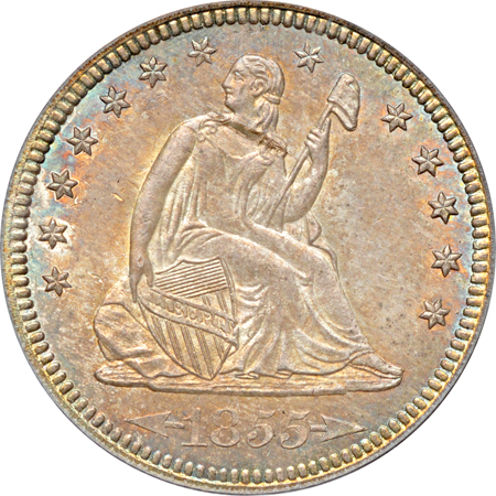 1855 Arrows. PCGS MS-63.