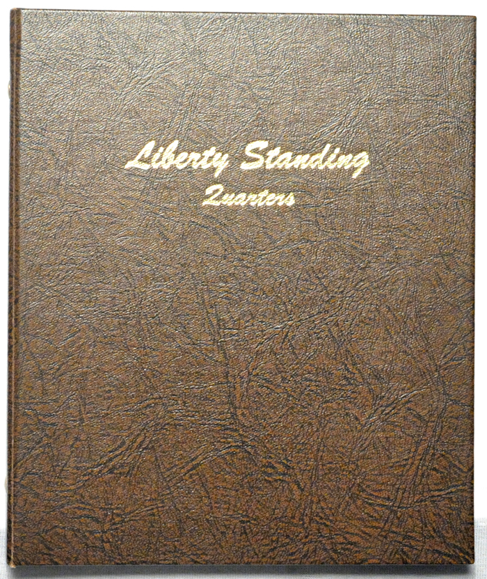 Nearly complete set of Standing Liberty quarters (no 1916 or 1917-S Ty2) in a Dansco 7132 album.