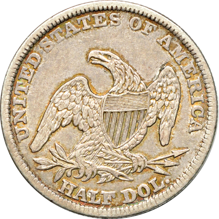 1839 XF/obverse scratch.