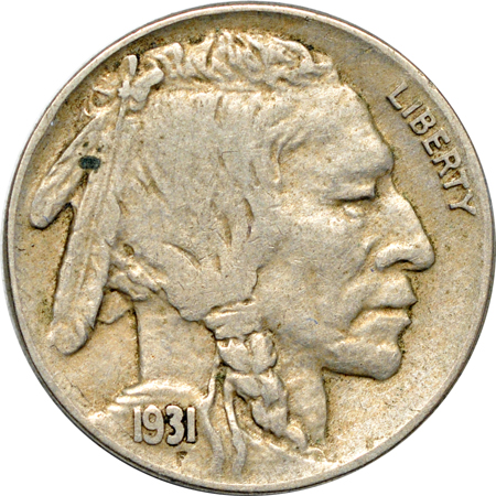 Twenty collector date/grade Buffalo nickels.