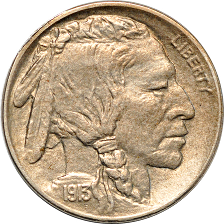 Twenty collector date/grade Buffalo nickels.