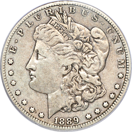 1889-CC PCGS VF-35.