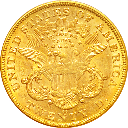 1875-CC PCGS AU-58.