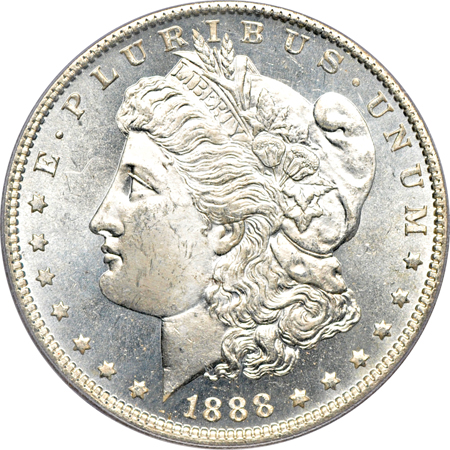 1888-O PCGS MS-65PL.