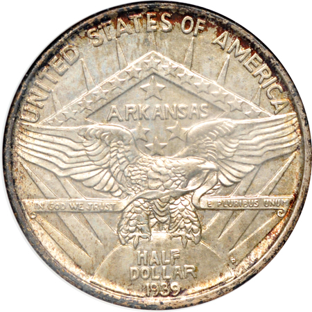 1939-S Arkansas. NGC MS-66.