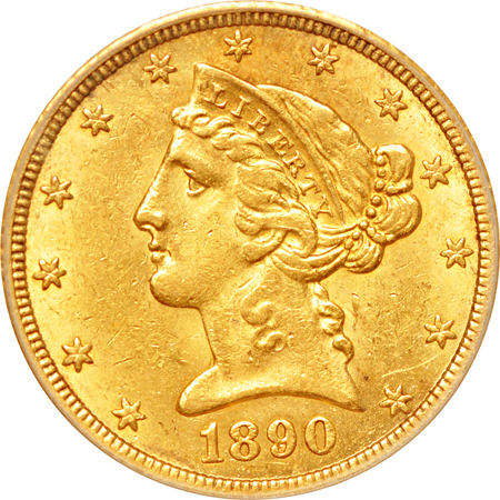 1890-CC PCGS AU-58.