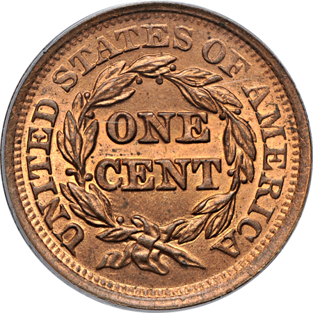 1851 PCGS MS-64RB.