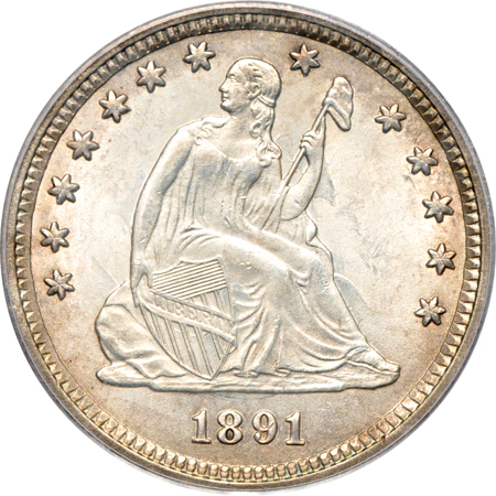 1891 PCGS MS-64.