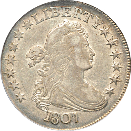 1807 (O-103, R-3) PCGS XF-40.