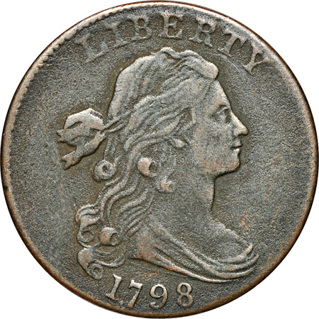 1798 2nd Hair Style (S-170, R-3). VF.