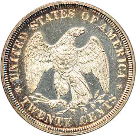 1875 PF-63 Cameo.