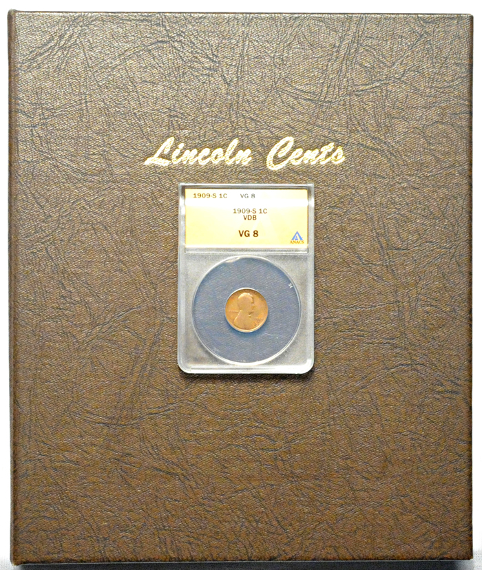 Complete set of Lincoln cents in a Dansco 7100 album.