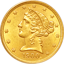 1900 PCGS MS-62.