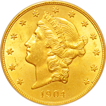 Three 1904 PCGS MS-63.