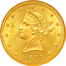 1891-CC NGC MS-63.