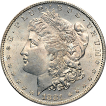 1881-S PCGS MS-67.