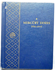 1916-D About Good in a compete set of Mercury dimes (no 42/1) in a Whitman 9413 album.