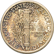 Five 1916. Uncirculated.