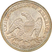 1855 Arrows. PCGS MS-63.