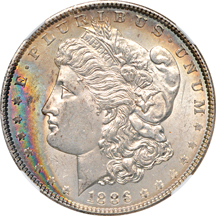 1878 7TF Reverse of 78 and 1886. NGC MS-64.
