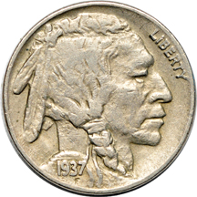 1937-D 3 Legged. VF.