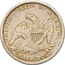 1839 XF/obverse scratch.