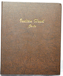 Complete set of Flying Eagle (no 1856) and Indian-head cents in a Dansco 7101 album.