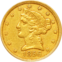 1856-C PCGS XF-45.