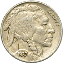 1937-D 3 Legged. VF.