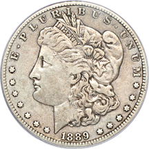 1889-CC PCGS VF-35.