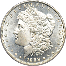 1888-O PCGS MS-65PL.